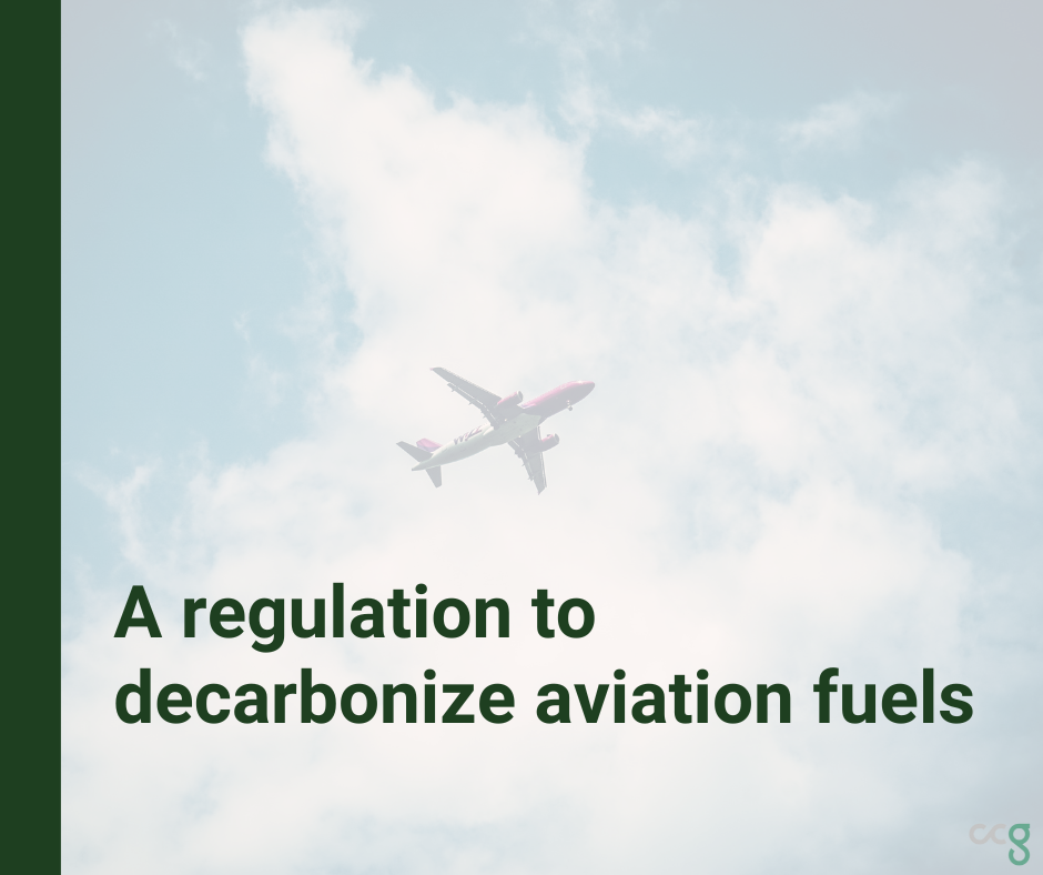 A regulation to decarbonize aviation fuels